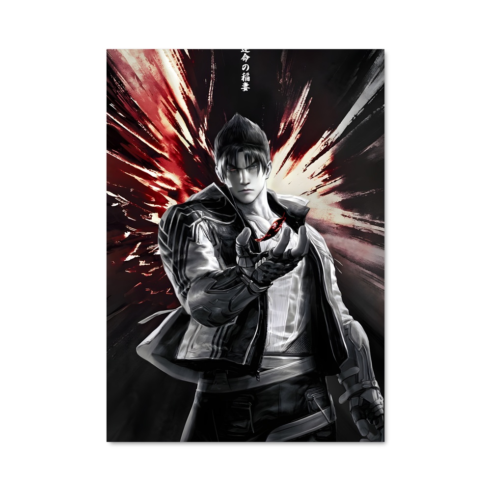 Poster Jin le Guerrier – affiche Tekken